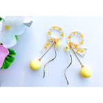 no.16 お花満開💐 大ぶりピアス イヤリング