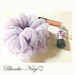 spring dots❁︎White×Lavender