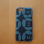 *受注製作*ミナペルホネン*dear*ネイビー*mina perhonen*iPhoneケース*iPhoneカバー*スマホケース*スマホカバー
