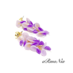 彩る藤の花  〜ピアス&イヤリング〜