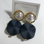 Harun♡大ぶりビーズピアス♡イヤリング可