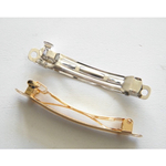 10個 バレッタ金具 58mm / アクセサリー/パーツ/ゴールド/シルバー/ハンドメイド/手芸/資材/材料