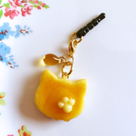 にゃんこ肉球バターパンケーキイヤホンジャック/ストラップ★