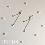 シルバー×シンプル【ノンホールピアス】