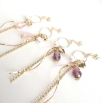 スキナモノロングピアス/イヤリング