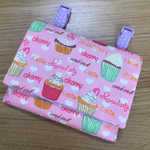 【再販】クリップ付き♡移動ポケット♡可愛いカップケーキ♡