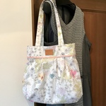 chelsea*様オーダー品 リバティビニコ♪縦型タックバッグ 〈Ｉ〉ピンク