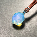  ≪小さな水の結晶≫　ガラスのペンダント　Glass accessories  