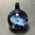≪銀河≫　ガラスのペンダント Glass accessories