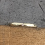 ご依頼品 K10 ホワイトゴールド・ピンクダイヤリング