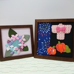 t様専用   夏のちりめん押し絵