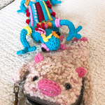 hiroyon65様専用カメレオン君&トンちゃん仲良しセット🐸🐷💕🌼