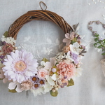 Lune Bonheur antique pastel＊優しい時間♪ボタニカルハーフリース＊プリザーブドフラワー・お花・ギフト＊母の日
