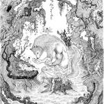 「Wolf's Promise」 鉛筆 イラスト 原画