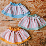 【70〜140size】送料無料！オシャレでかわいい リバーシブルスカート