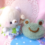 受注制作+くまちゃん雨の日のお仕度♪+　