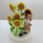 向日葵とカワウソくん♪（再）