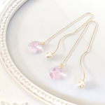 【人気】Swarovski ロザリンのしずく アメリカンピアス