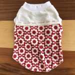 現品のみ胴38㎝　北欧風花柄ワンピ