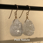 ドゥルージークォーツのピアス