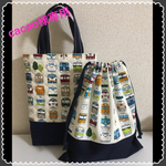[cacao様専用]通園通学バック＊レッスンバック＊シューズ入れ＊電車