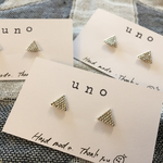トライアングル シルバーピアス