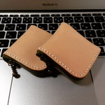 【ハンドメイド】ヌメ革のコインケース