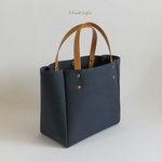 帆布8号トートバッグ S ネイビー