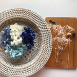 Blue & White　プリザーブドフラワー　ドライフラワー　花材　B