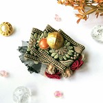 Bouguet  Embroidery  Ribbon  ヘアクリップ