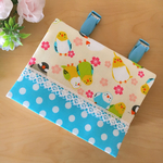 【新登場★マチ有り】かわいいインコちゃんの移動ポケット