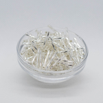 クリスタル  約10g ツイスト シルバーライン チェコビーズ 竹 20mm 【20CBB002】
