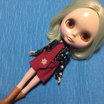 ブライス、リカちゃん用オールインワン、レッド