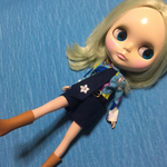 ブライス、リカちゃん用オールインワン、ブルー系