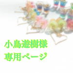 小鳥遊樹様専用ページ