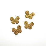 ヴィンテージ 真鍮製 フィグリーの蝶 26x20mm (2個)