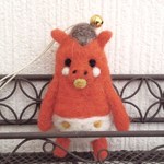 馬の赤ちゃんのキーホルダー