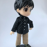 オビツ11シャツ＋チノパンセット（ブラック）