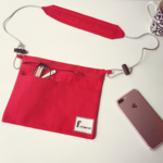 Canvas 3ポケット サコッシュ (Red)