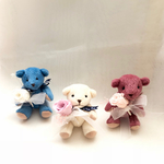 *MilleFleurs*  母の日に🌹プリザーブド＊ローズ&かすみ草＊Bearくまちゃん(ピンク)♡ミニアレンジ