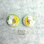ramillete＊haru＊ ビーズ刺繍 ピアス／イヤリング