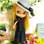 No.1183  黒のノースリーブワンピ