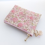 LIBERTY  Felicite　フェリシテ　33P　ビニコの中布・仕切りポケット付きminiポーチ　◇◆コインケース・キーケースにも♪