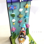 こいのぼりでお昼寝柴わんこ＜ミント＞＊2018五月人形