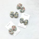 ＊ LIBERTY　Celandine  ＊ ふんわりmini KIDSリボンクリップ　※ヘアゴムに変更可能