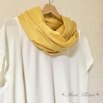  jaune safran* 春夏コットンスヌード
