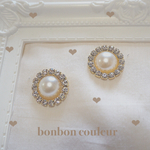 キラキラビジューのシンプルピアス&イヤリング
