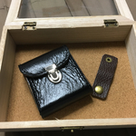 本革 イヤホンケース コードクリップ