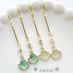 863＊rairai＊【♡ワンコイン♡】プチシェルピアス・イヤリング