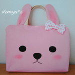 8kumiko様専用ページ☆ピンクくまさんのレッスンバッグ 